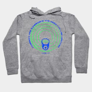 Ring Pull is the Future (blue and green) Hoodie